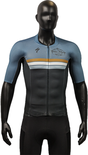 The Bike Shop The Bike Shop Custom Blue Stripe SL R Jersey - Mens