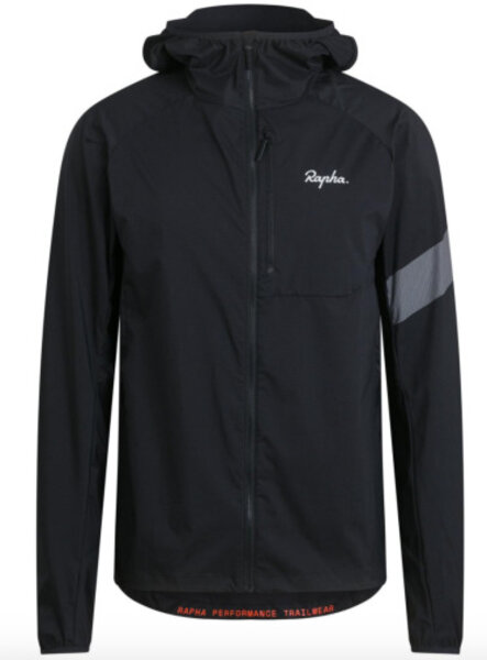 Rapha Trail Lightweight Jacket Color: Black / Light Grey