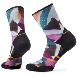 Smartwool Women's Trail Run Targeted Cushion Mosaic Pieces Print Crew Socks