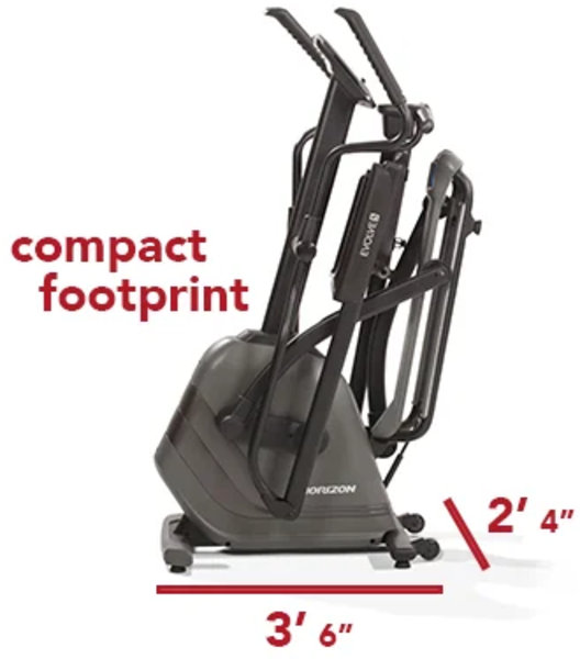 Horizon Fitness Evolve Elliptical Trainer Bicycle Garage Indy