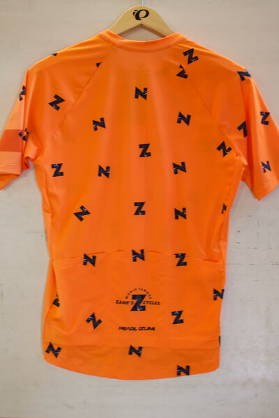 Zane's Cycles Zane's Orange Z's Edition Pearl Izumi Interval Jersey