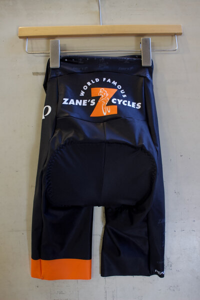 Zane's Cycles Zane's Black/Orange Edition Pearl Izumi Attack Air Bib Shorts