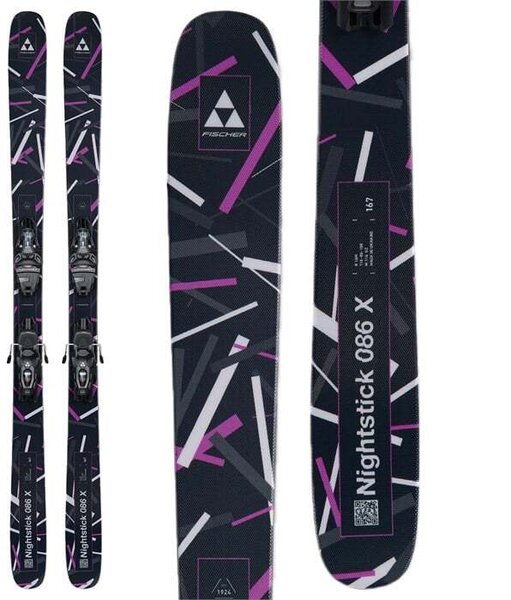 Fischer Skis Nightstick 86 Twintip Ski W/Binding