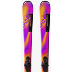Salomon QST Jr Rainbow2 Ski W/ Salomon Jr Binding