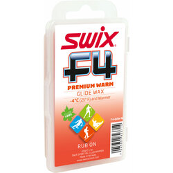 Swix F4 Premium Warm Rub On Glide Wax