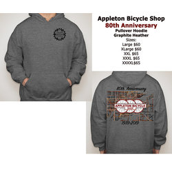 Appleton Bicycle Shop 80th Anniversary Pullover Hoodie