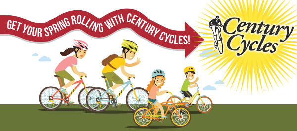 Get Your Spring Rolling with Century Cycles!