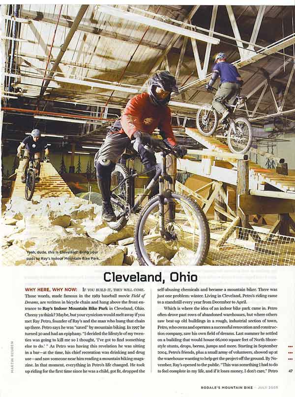 Analytisch bevestig alstublieft Naschrift Ray's MTB Indoor Park - Century Cycles - Cleveland & Akron Ohio
