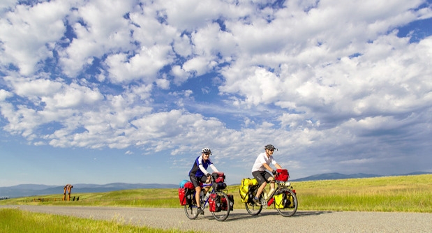 The Northern Tier Bicycle Route - photo by Chuck Haney
