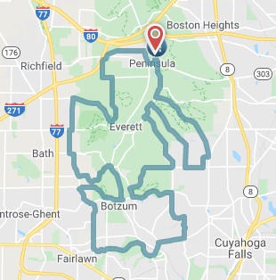 Peninsula - Medium Hill Climb Challenge on Ride With GPS