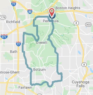 Peninsula - Short Hill Climb Challenge on Ride With GPS