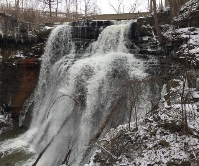 Brandywine Falls in the Cuyahoga Valley National Park