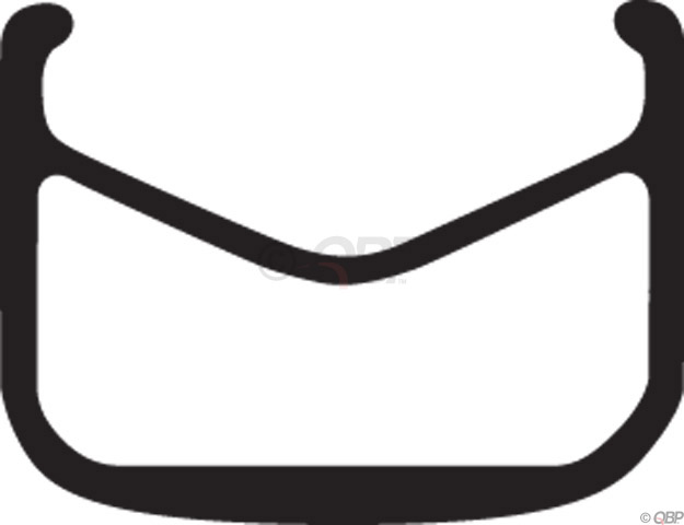 Cross-section of a double-wall rim