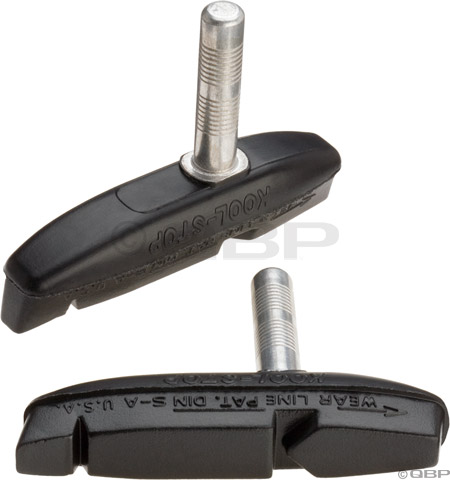 Smooth-post brake pads