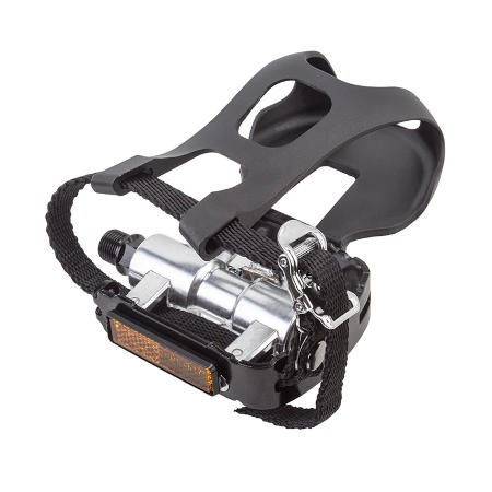 Toe clip and strap on the Sunlite Training Pedal