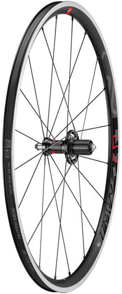 Fulcrum Fulcrum Racing 5 Wheelset - 700, QR x 100/130mm, Rim Brake, HG 11, Black, Tubeless Clincher