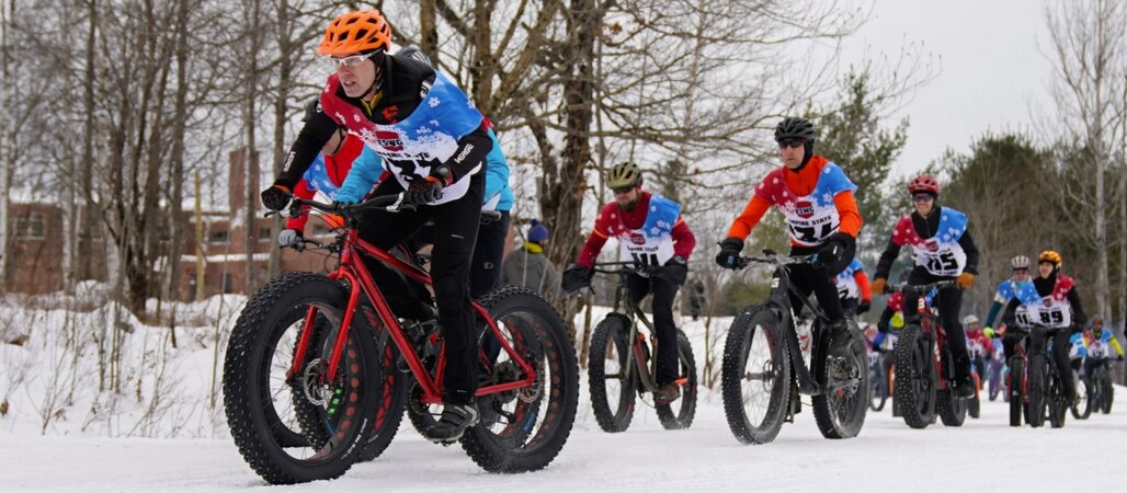 ESWG Winter Tri Bike Start