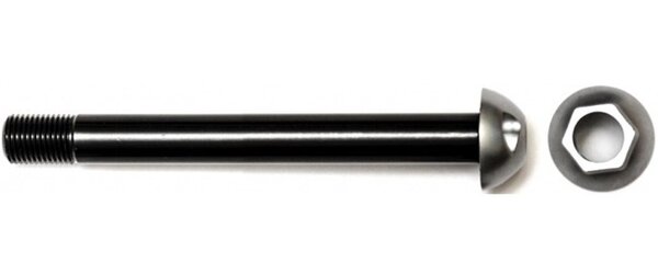 Pinhead Front Thru Axle 12x142mm length (M12x1.5mm) with Key 