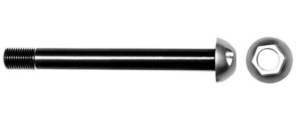 Pinhead Rear Thru Axle 12x175mm length (M12x1.75mm) with Key 