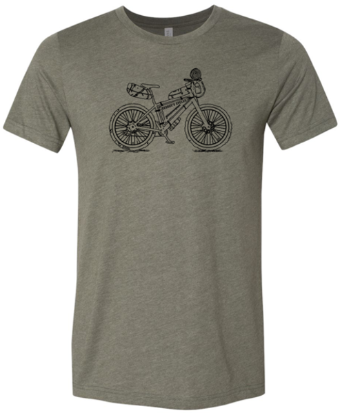 George's Cycles Bikepacking George's T-shirt Military 