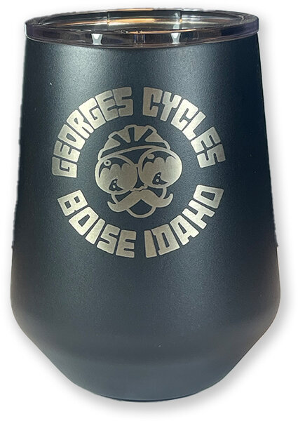 CamelBak George's Horizon 12 oz Wine Tumbler, Insulated Stainless Steel - Mustache Man Logo