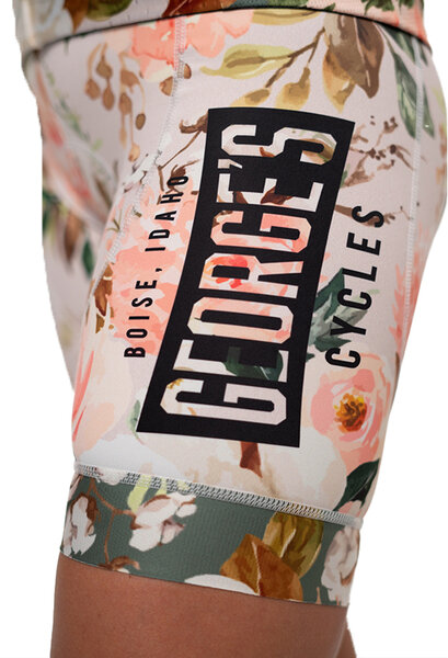George's Cycles Custom Core Women's Shorts - Floral