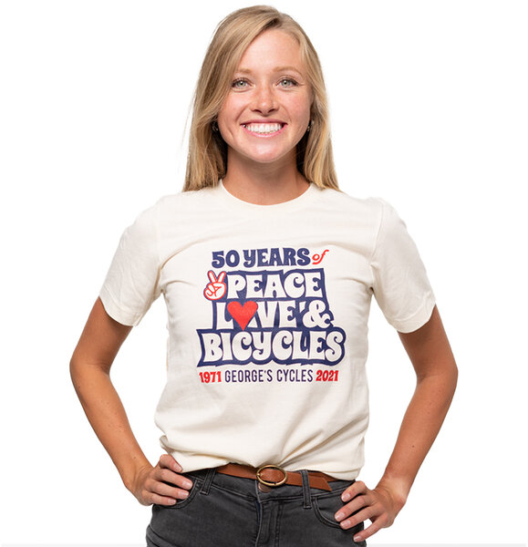 George's Cycles Peace, Love & Bicycles Shirt
