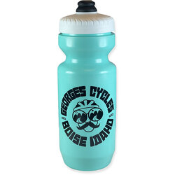 Specialized George's Custom Purist Water Bottle -22oz - Mustache Logo