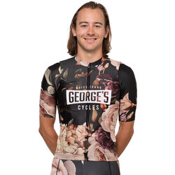 George's Cycles Custom Core Men's Jersey - Dark Floral
