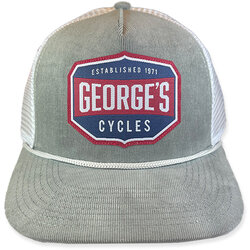 George's Cycles George's Cycles Custom Adjustable Corduroy Trucker Hat