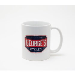 George's Cycles George's Printed Ceramic Mug