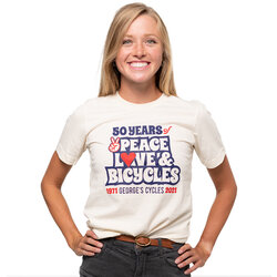 George's Cycles Peace, Love & Bicycles Shirt