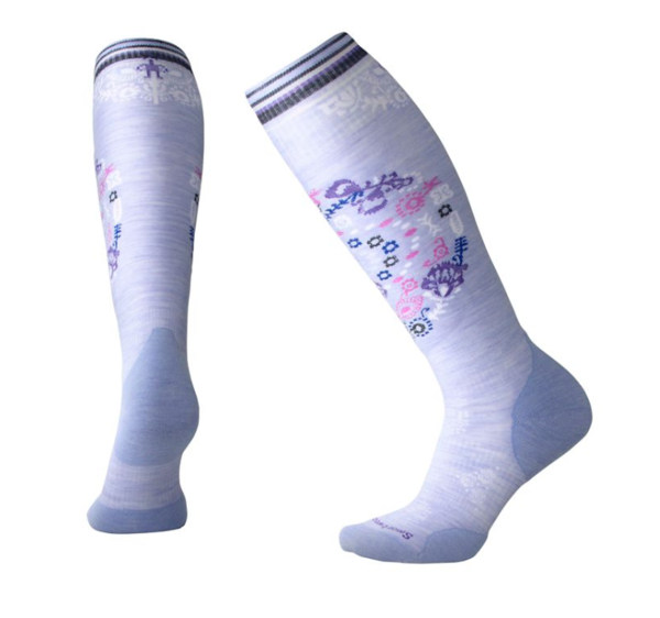 smartwool phd ski light elite pattern socks