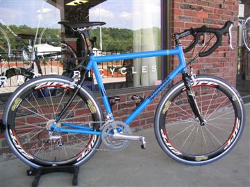Independent Fabrication Titanium Crown Jewel w/ carbon stay custom fit & built by Grace Bicycles