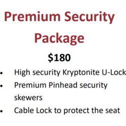 Campus Bike Shop Accessories - Premium Security Package