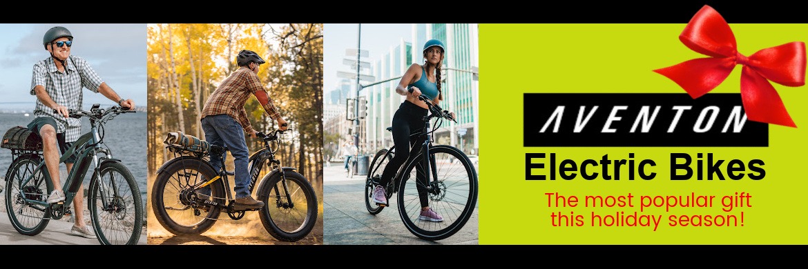 Farina's sells Aventon ebikes. Shop bikes and view current promos.
