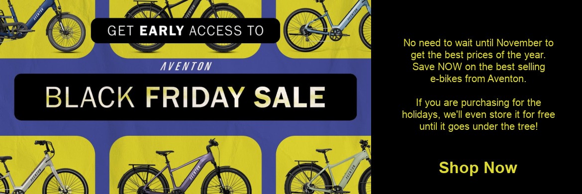 Save on select Aventon ebikes. Limited time on Sale.