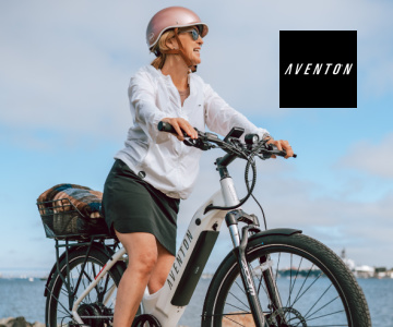 Aventon ebikes available at Farina's