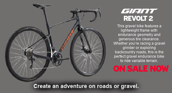 Giant Revolt 2 gravel bikes are on sale now.
