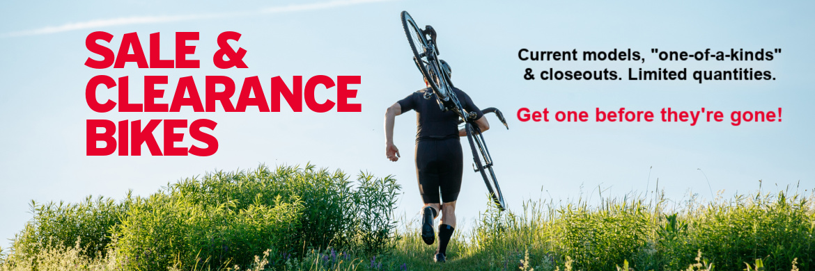 View our great selection of sale and clearance bikes from Giant, Liv, Momentum, Marin, Cannondale and Aventon.