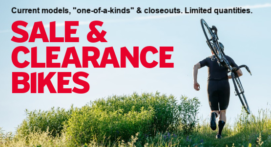 Clearance on select bikes from Giant, Liv, Cannondale, Aventon & more.