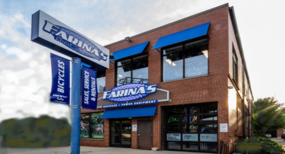 Farina's sells a complete selection of bicycles and e-bikes from Giant, Liv, Cannondale, Aventon, Marin and more. We sell snowblowers from Ariens, Honda, Toro and Ego. We service bikes and power equipment.
