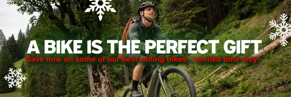 A bike is the perfect holiday gift. Save on our best selling bikes for a limited time only.