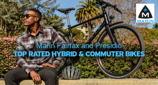 Marin Fairfax and Marin Presdio Hybrid bikes