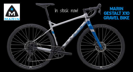 Marin Gestalt X10 Gravel Bikes are in stock at Farina's