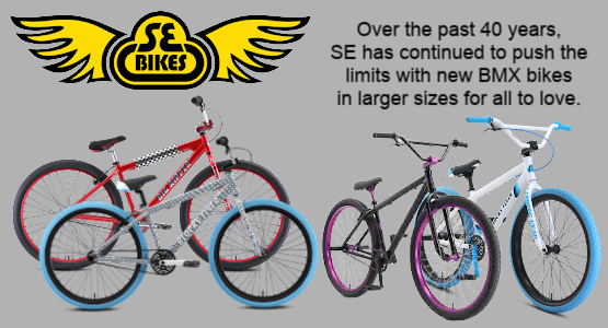 SE Bikes, including the Big Flyer are in stock.
