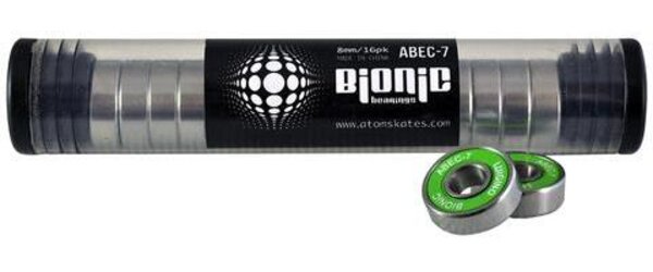 Bionic ABEC-7 Bearings 8mm 16-Pack